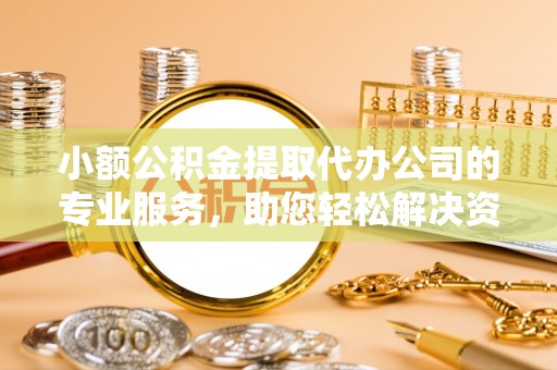 东区小额公积金提取代办公司的专业服务，助您轻松解决资金难题