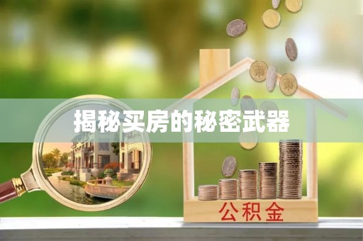 东区揭秘买房的秘密武器