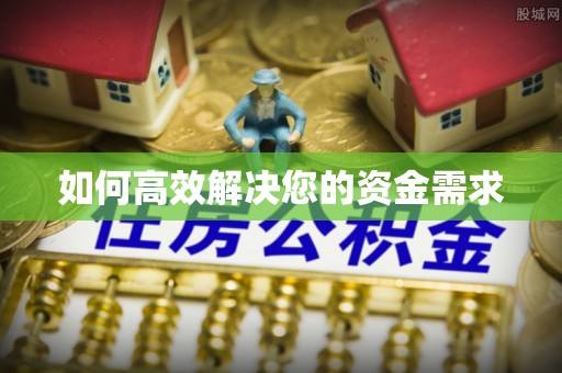 东区如何高效解决您的资金需求
